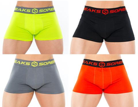 MENS SOREFREAKS BOXERS 4 COLORS VALUE SET