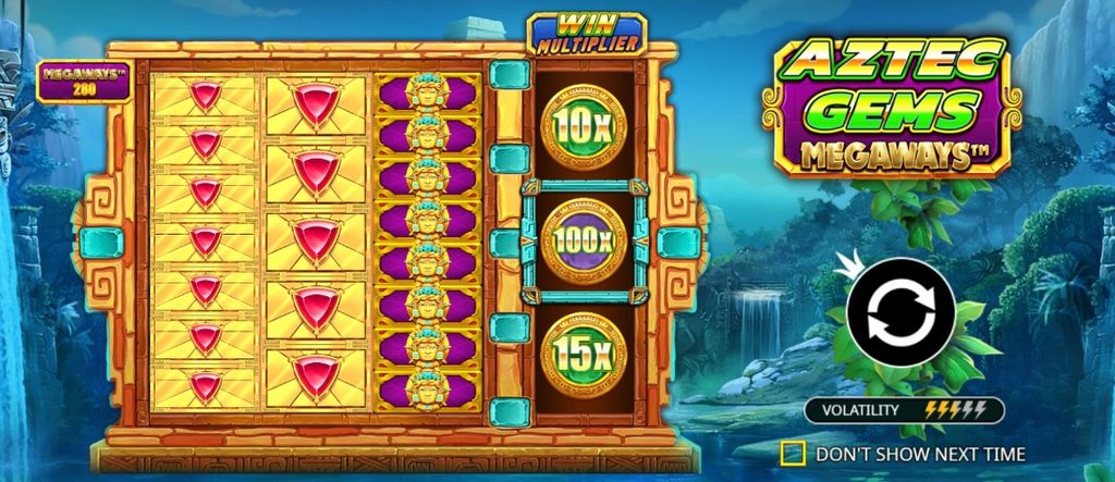 First look at Aztec Gems: a calm three-reel slot for a small balance