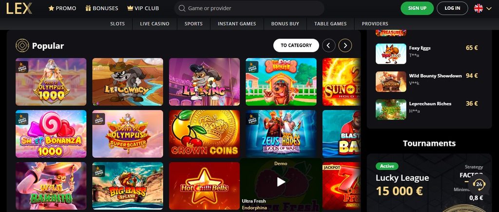 First look at Lex Casino: Book of Kemet spins with the FSBONUS100 code